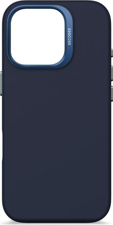 Produktbild Decoded AntiMicrobial Silicone Backcover Case with MagSafe for iPhone 16 Pro - Navy Blue (Apple iPhone 16 Pro)