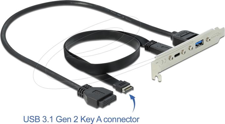 Produktbild Delock Slot bracket (0.50 m, USB 3.2 Gen 2)