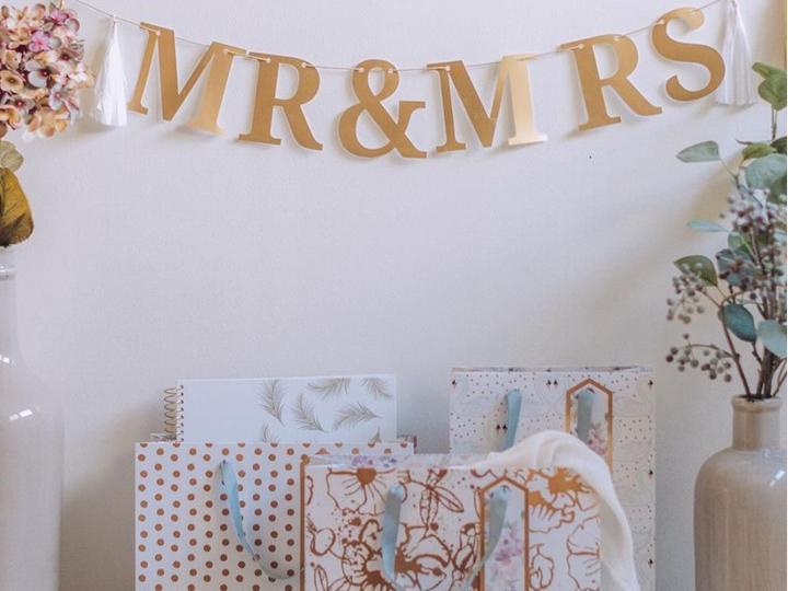 Produktbild Artebene Papiergirlande MR.&MRS.