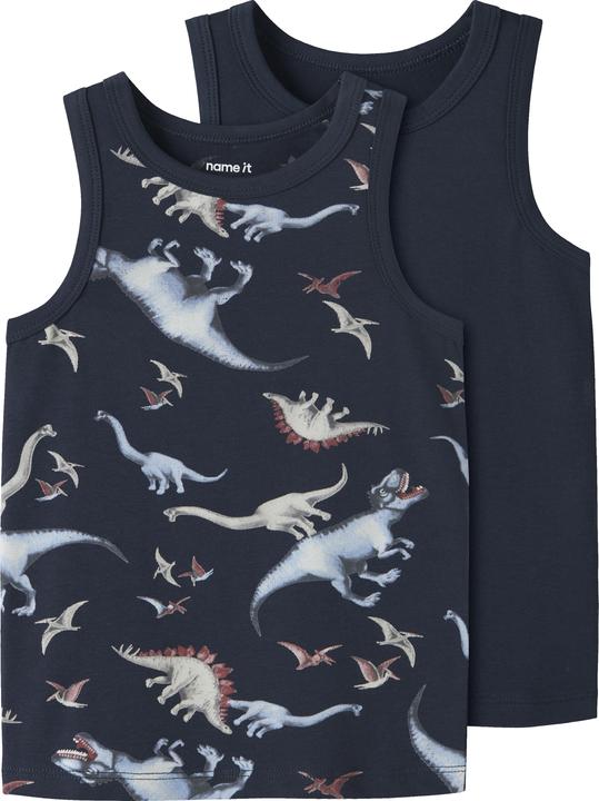 Produktbild Name it Nmmtank Top 2p Navy Dino Noos (98)