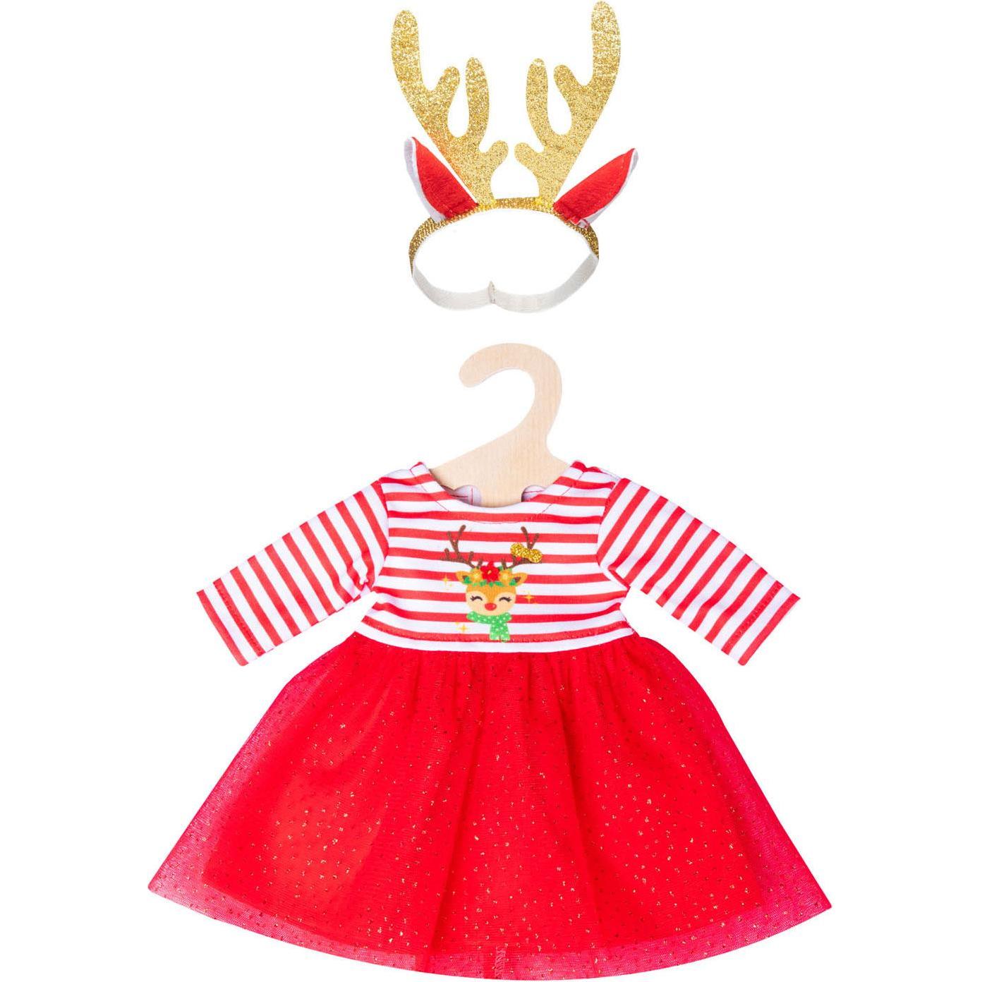 Heless Weihnachtskleid Gr. 28-35 cm