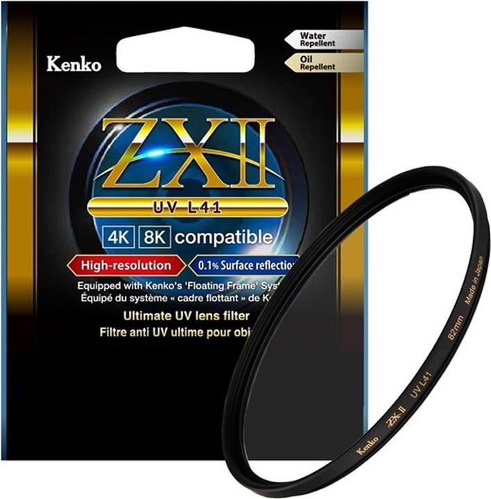 Actual product image Kenko 82.0 ZX II UV filter (82 mm, UV filter, 82 mm)