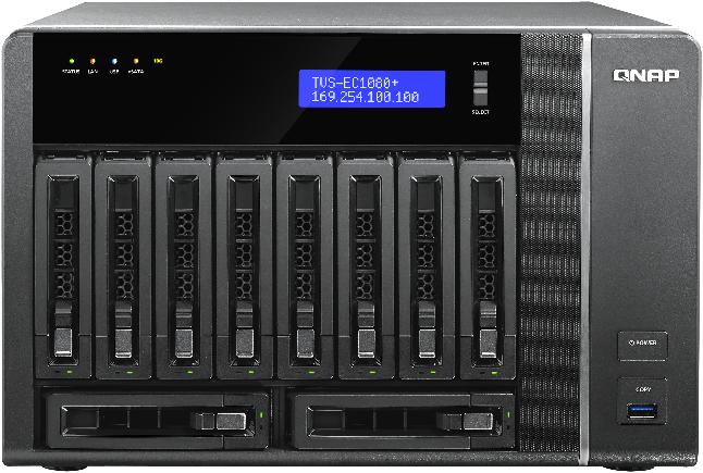 Image du produit QNAP Tvs-Ec1080+ Lecteur De Disque Dur