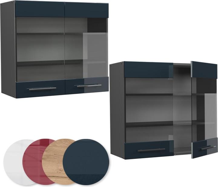 Produktbild Vicco Küchenglasschrank Fame-Line (80 x 34.10 x 72 cm)