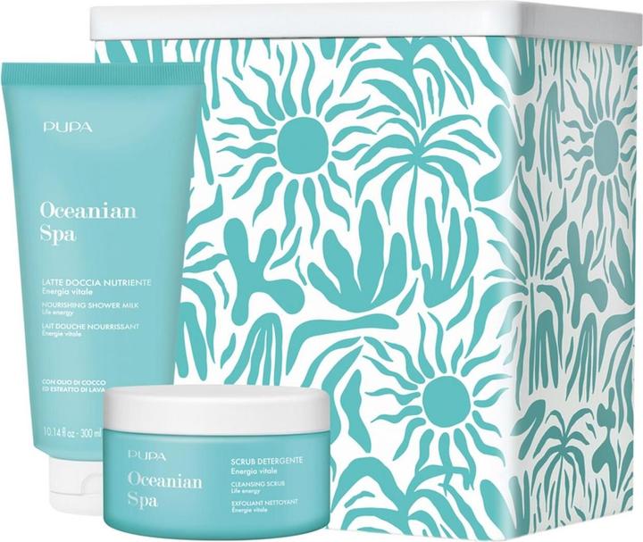 Produktbild Pupa Milano Pupa Oceanian Spa Kit 1 mit Cleansing Scrub 250ml und Duschmilch 300ml (Körperpflegeset)