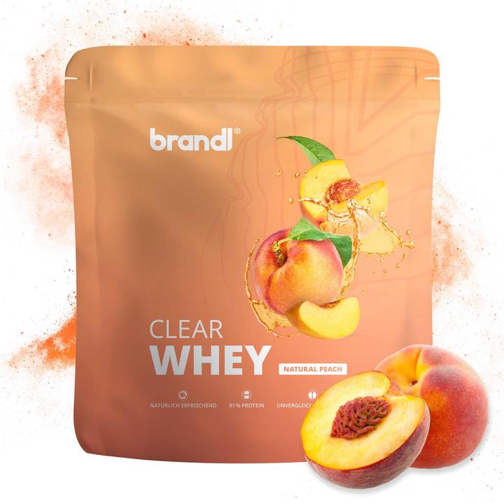 Actual product image Brandl Clear Whey (Peach, 1 pcs., 800 g)