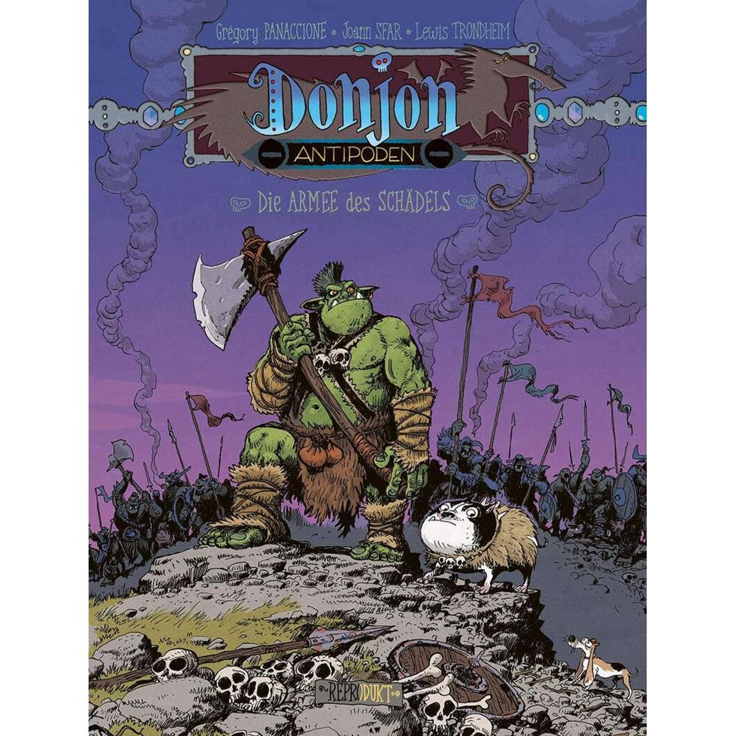 Donjon Antipoden -10.000: Die Armee des Schädels, Belletristik von Lewis Trondheim, Joann Sfar, Ulrich Pröfrock