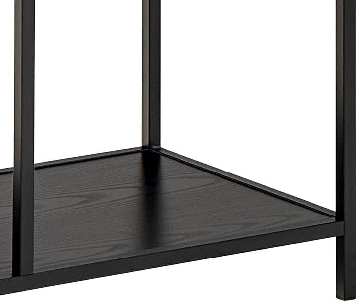 Actual product image AC Design Regal Seaford Schwarz, 77 x 35 x 185