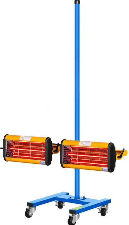 Produktbild MSW Lacktrockner Strahler Infrarotstrahler Heizstrahler Infrarot Lampe Auto 2.200 W (2.20 W)