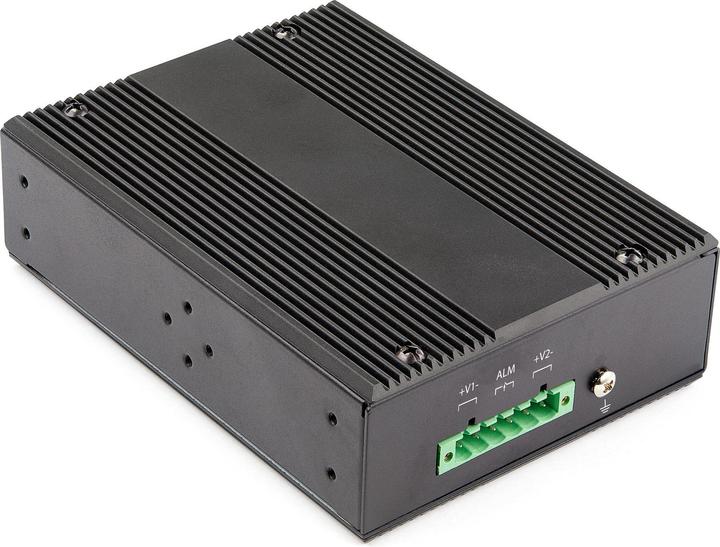 Actual product image StarTech .com Industrial 6 Port Gigabit Ethernet Switch (6 ports)