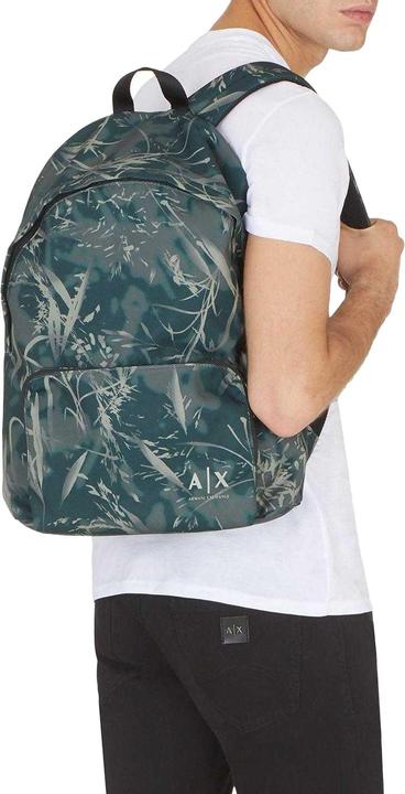 Actual product image Armani Exchange Leaves Backpack