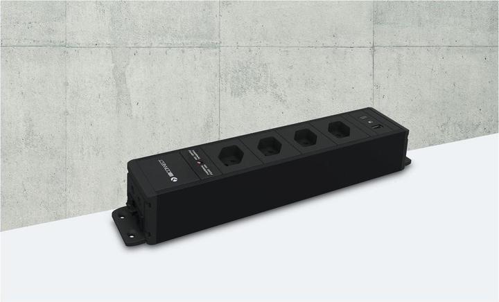 Image du produit IB Connect CUBO bloc de prises noir 3x type 13 (3x, Type 13)