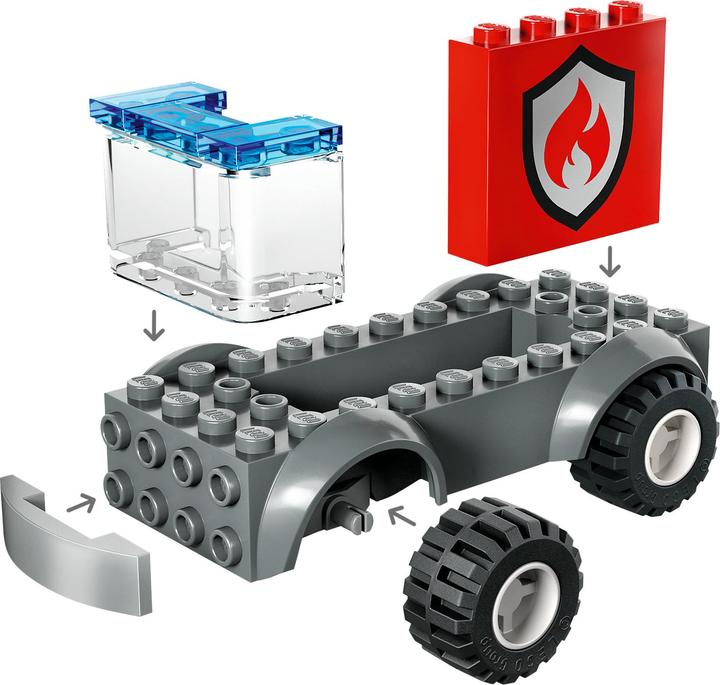 Produktbild LEGO Feuerwehrstation und Löschauto (60375, LEGO City)