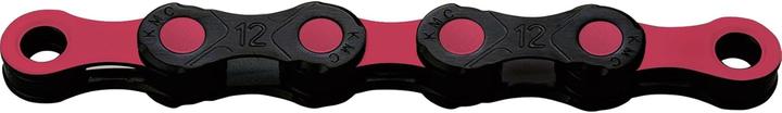Produktbild KMC Ketting 1/2-11/128 118 12V DLC 12 zwart/roze (12-fach)