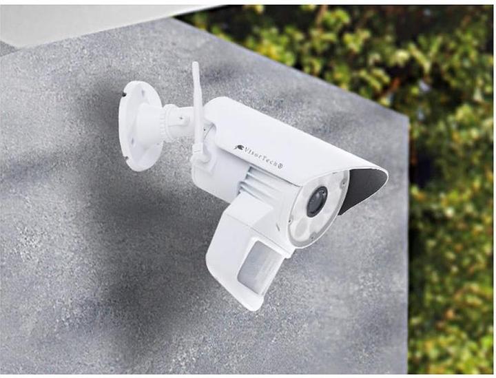Produktbild VisorTech Überwachungskamera mit LED-Licht und PIR-Sensor
