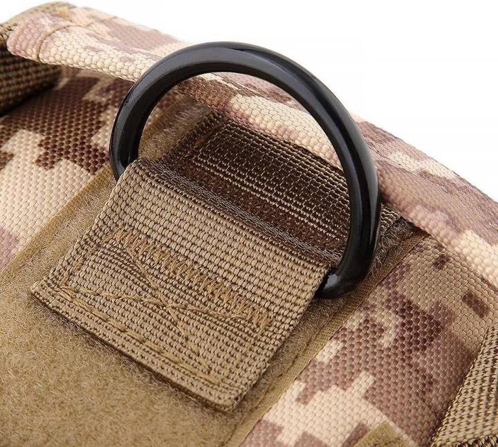Actual product image amiplay Consumer electronics OEM Dog harness TACTICAL size XL brown (XL, Dog)