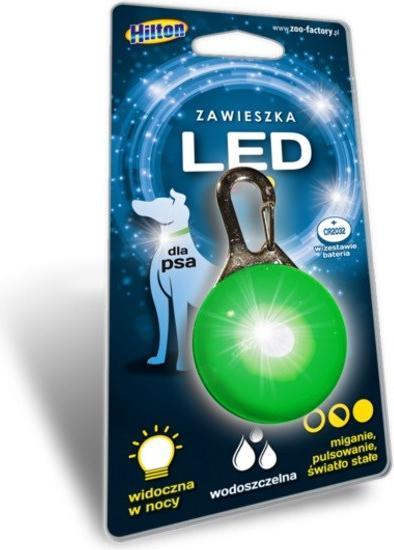 Hilton LED Zawieszka Silikonowa 2 0x3 1x5 5cm dla psa