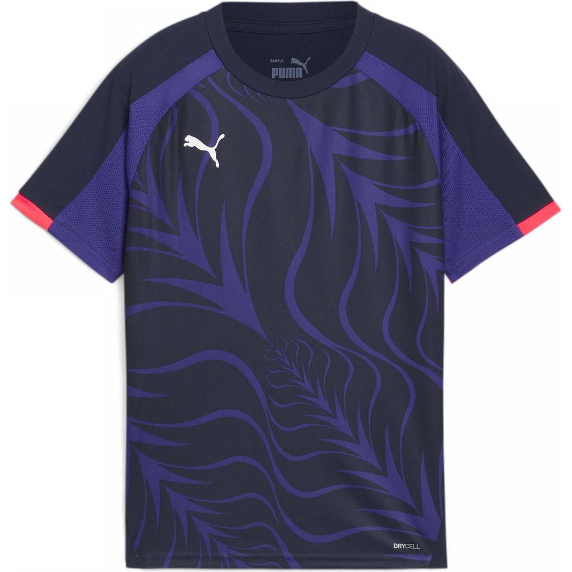 Thumbnail - Puma, Jungen, Sportshirt, individualLIGA Graphic Jersey Jr (140), Schwarz, 140