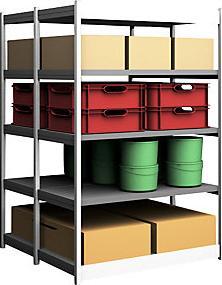 Produktbild kaiserkraft Stabil-Steckregal, doppelseitig