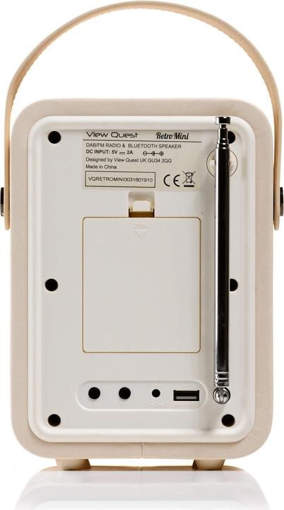 Actual product image View Quest Retro Mini (DAB+, Bluetooth)