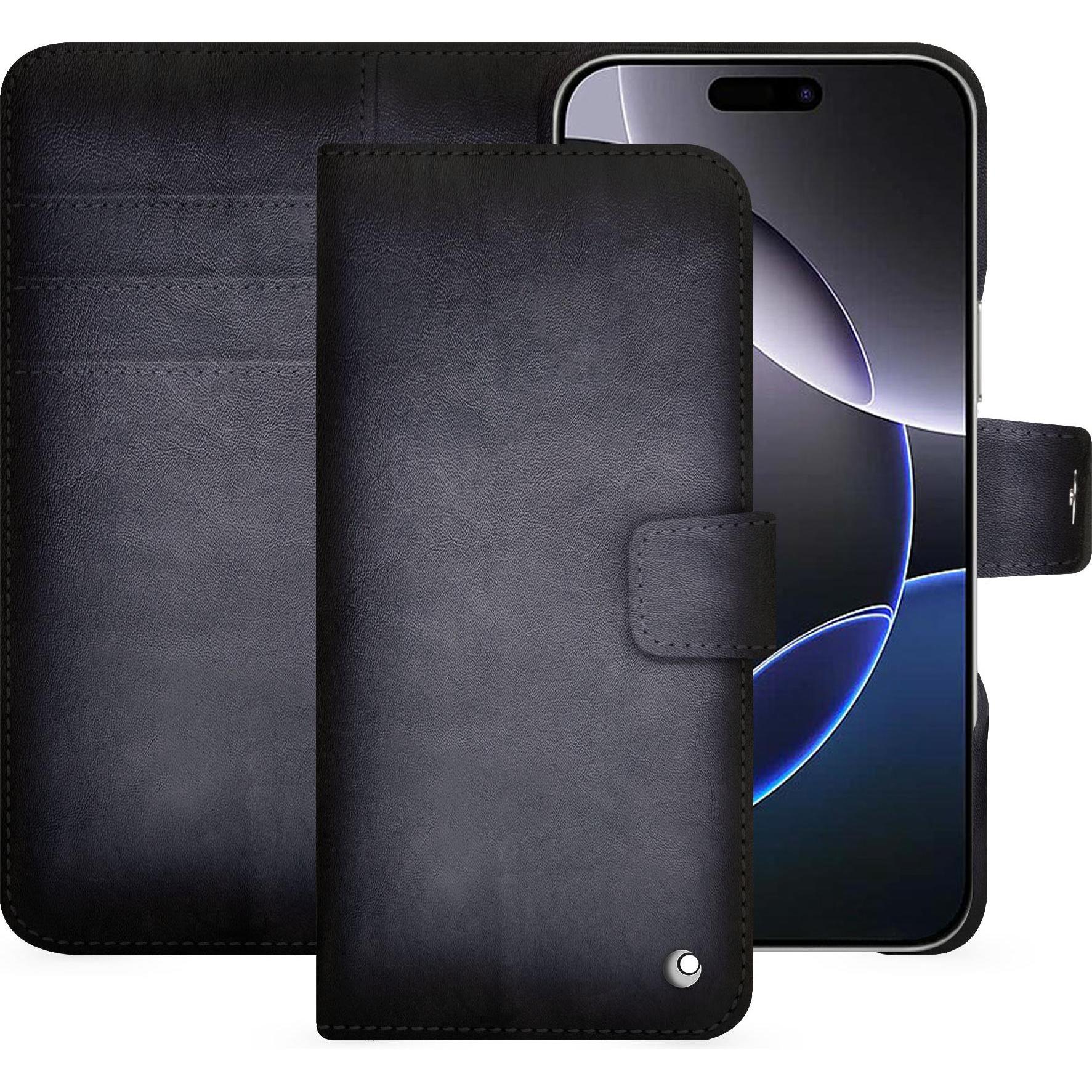Noreve Lederschutzhülle Apple iPhone 16 Pro Max (Apple iPhone 16 Pro Max), Smartphone Hülle, Grau