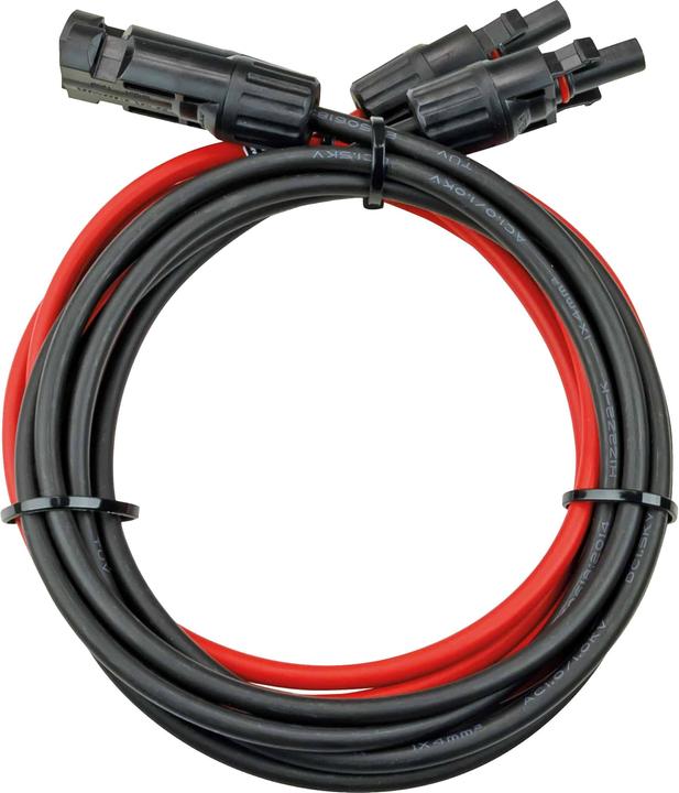 Actual product image Schwaiger Extension cable set 2x 2m (Solar connector)