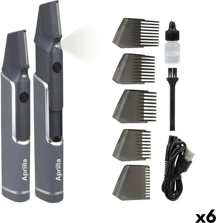Actual product image Aprilla Cordless hair clippers (6 pieces) 6000 rpm
