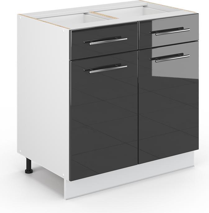 Anthrazit hochglanz, Weiss