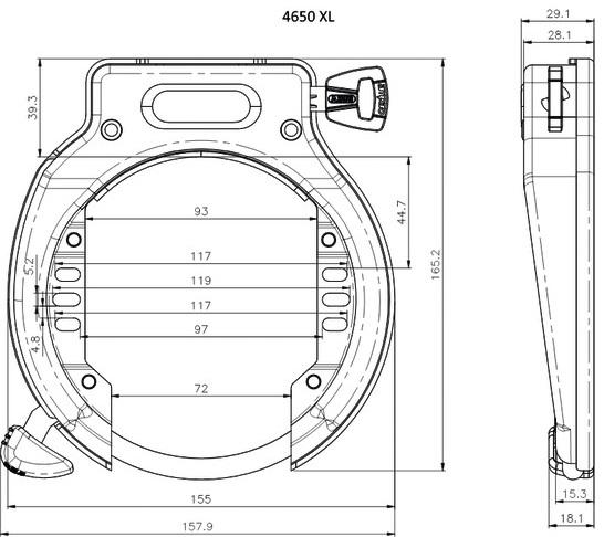 Produktbild Abus 4650 XL NR