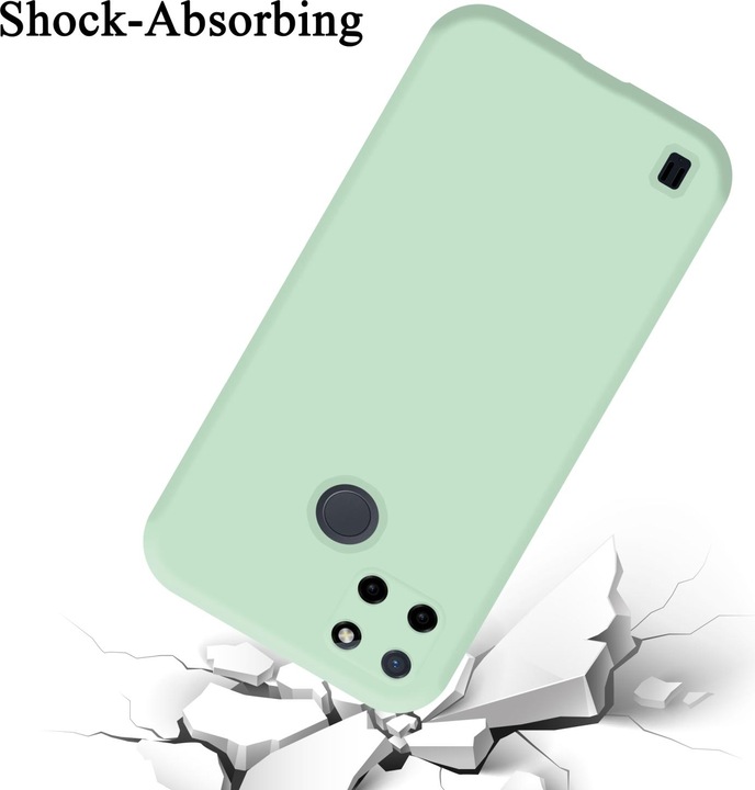 Productafbeelding Cadorabo TPU Liquid Silicone Case Cover voor Realme C21Y / C25Y (Realme C25Y, Realme C21Y)