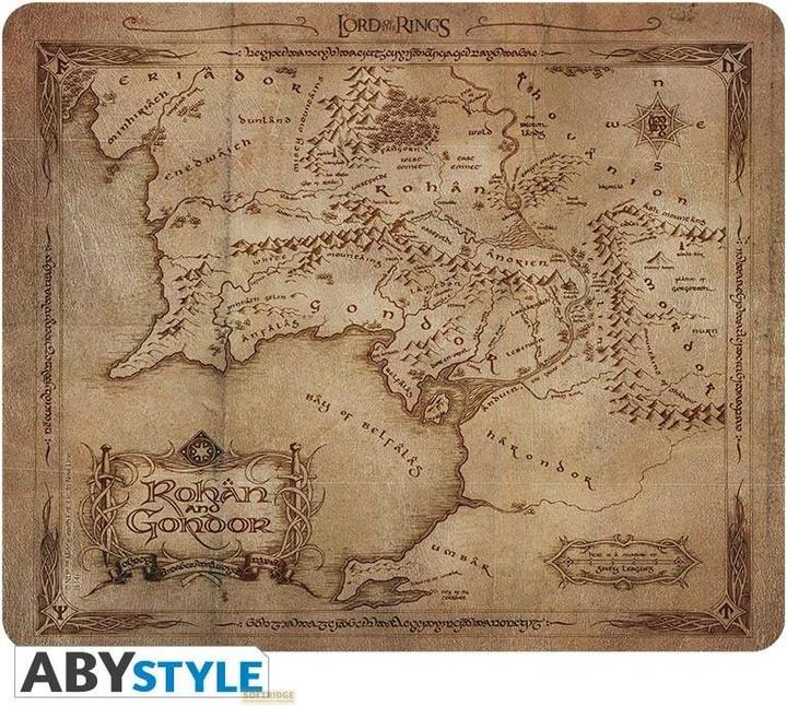 Immagine prodotto ABYstyle IL SIGNORE DEGLI ANELLI - Mousepad flessibile - Mappa di Rohan Gondor