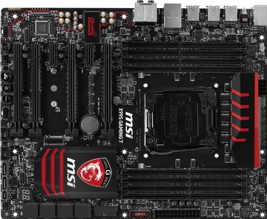 Produktbild MSI X99a Gaming 7 (LGA 2011-v3, Intel X99, ATX)