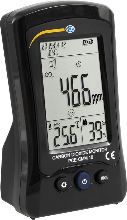 Actual product image PCE Instruments Carbon Dioxide Meter Industrial Safety Meter (Temperature measuring device)