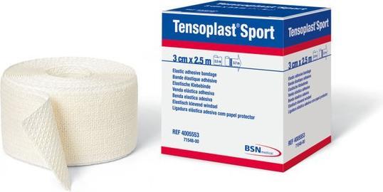 Produktbild BSN Tensoplast® Sport 3 x 2.5 m weiss (3 m)