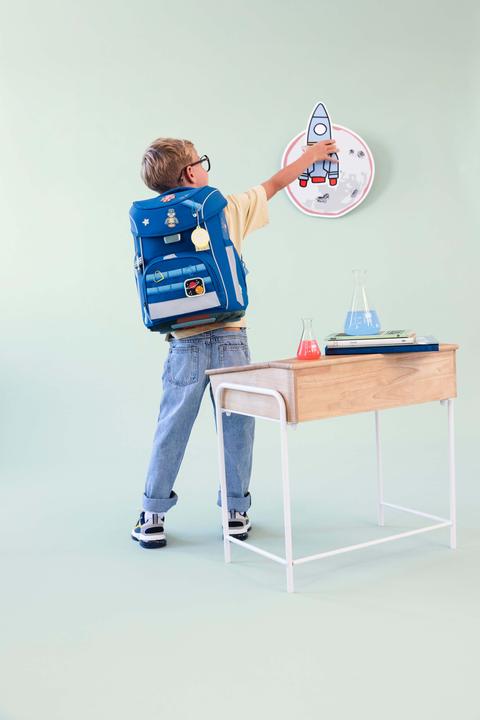 Produktbild Lässig Schulranzen-Set 6-tlg. Slim Unique dark blue (21 l)