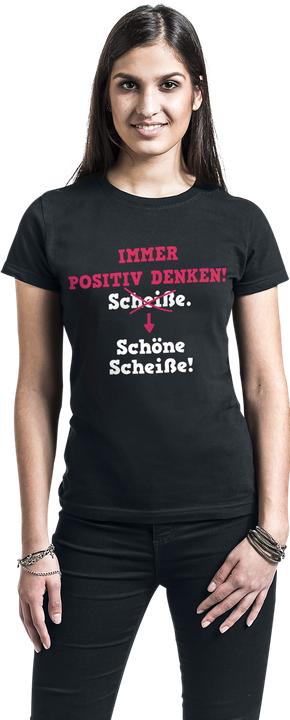 Produktbild Gaming-Sprüche Immer positiv denken! (L)