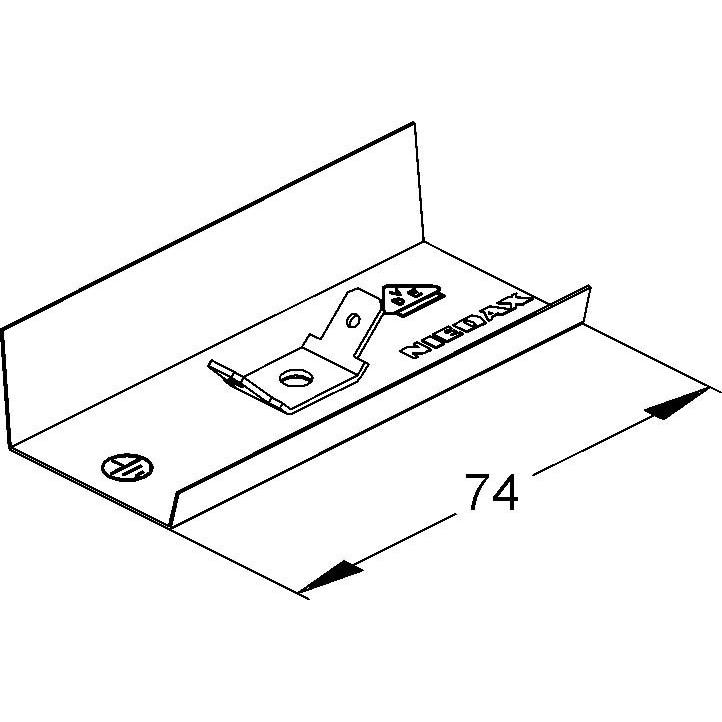 Niedax, Baubeschläge + Holzverbinder, Stossstellenverbinder (1 Stk.)