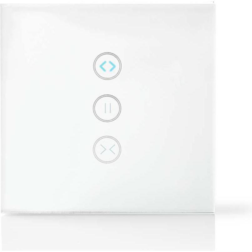 Nedis Smartlife WIFI Wandschalter Wi-Fi Sonnenschirm/Verschluss/Vorhang Wandhalterung 300 W AndroidT, Smart Home Hub, We...