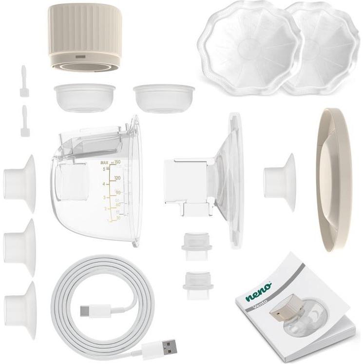 Neno, Tiralatte, VENTO Dreiphasige kabellose Elektronische Milchpumpe