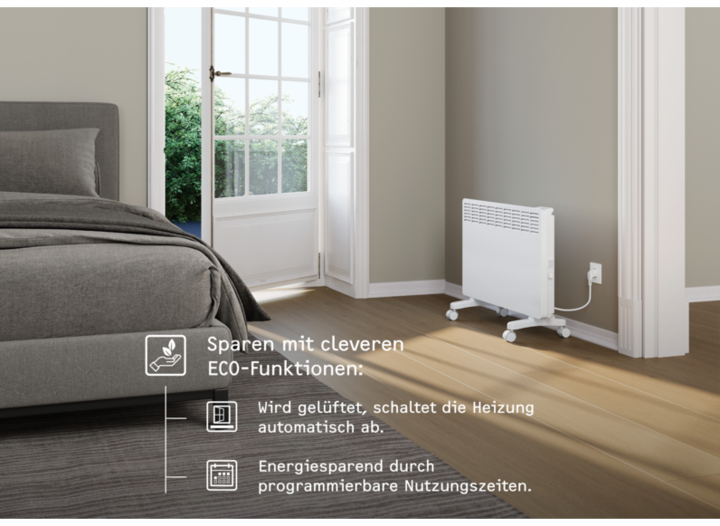 Produktbild Stiebel Eltron EG-50-PL2- PE Konvektor-Heizung Standgerätf ür ca. 25 m², TÜV geprüft, elektr. Regler (2000 W)