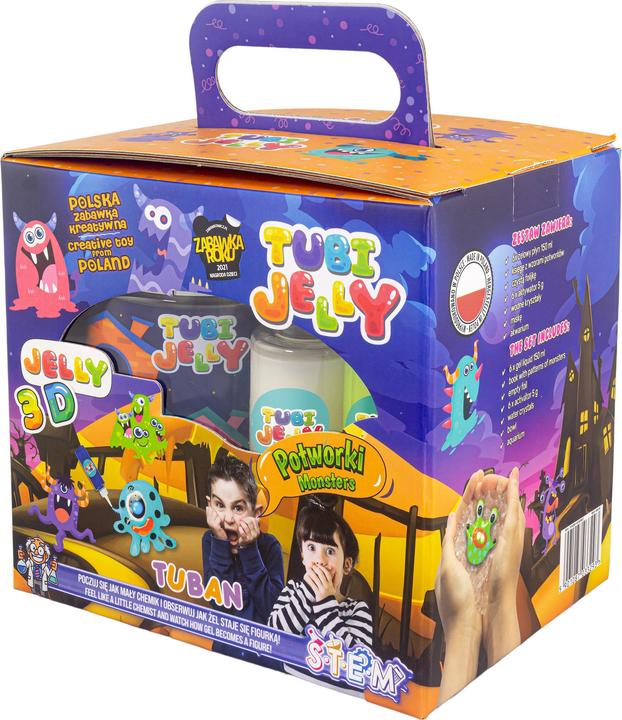 Actual product image Tuban 6-colour Tubi Jelly set with small aquarium - Monster