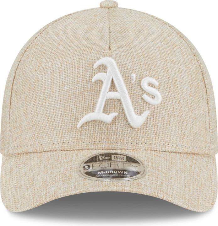 Produktbild New Era 9Forty M-Crown Cap - Weave Oakland Athletics Beige (M)