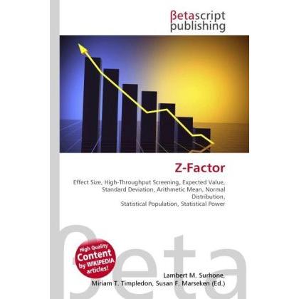 Z-Factor, Fachbücher von Lambert M. Surhone, Miriam T. Timpledon, Susan F. Marseken