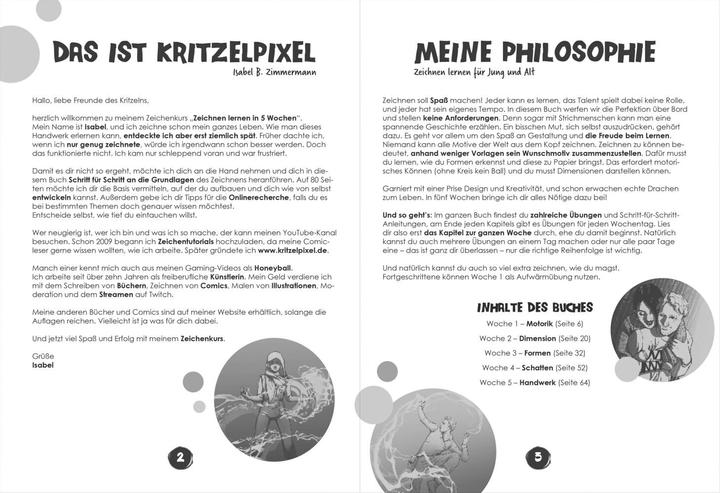 Immagine prodotto Zeichnen lernen in 5 Wochen (Tedesco, KritzelPixel, 2020)