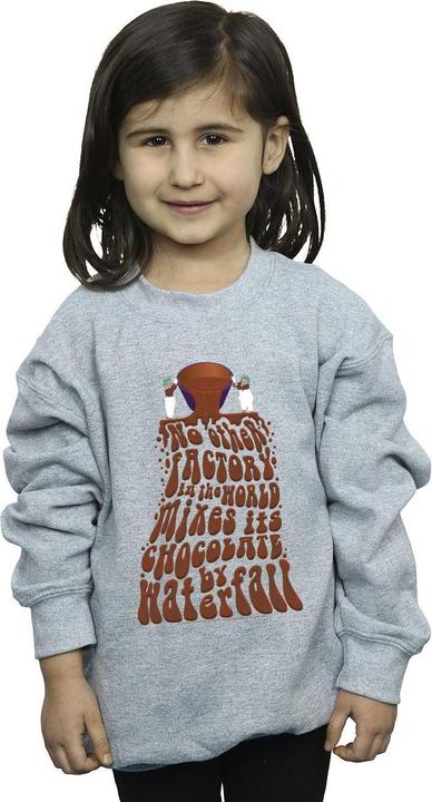 Produktbild Willy Wonka & the Chocolate Factory Chocolate Waterfall Sweatshirt Mädchen (152, 158)