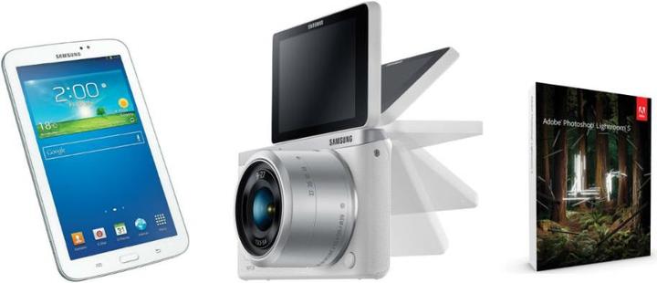 Produktbild Samsung NX Mini, 9-27mm Kit inkl. Tab 3 & Lightroom (1")