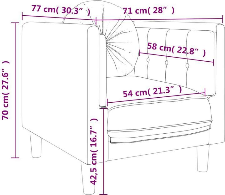 Image du produit vidaXL Sofasessel