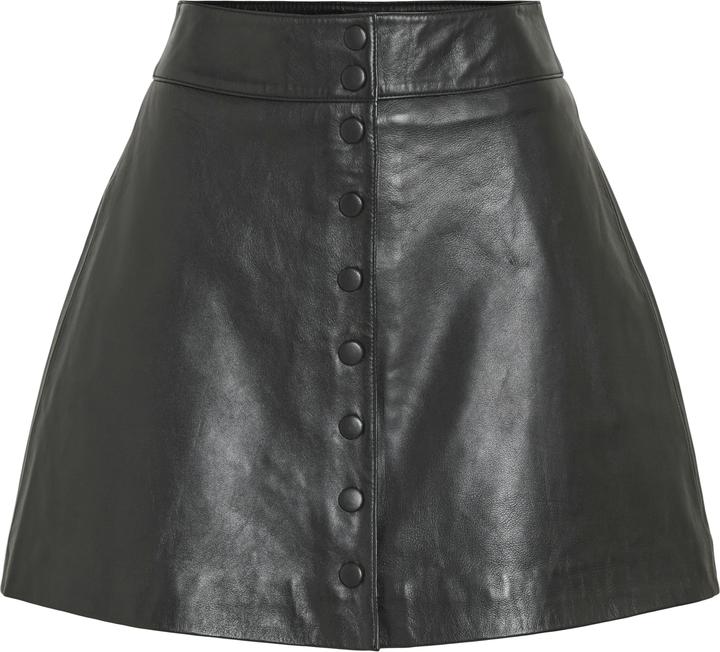 Image du produit Vila Mini-jupe en cuir taille haute (38)