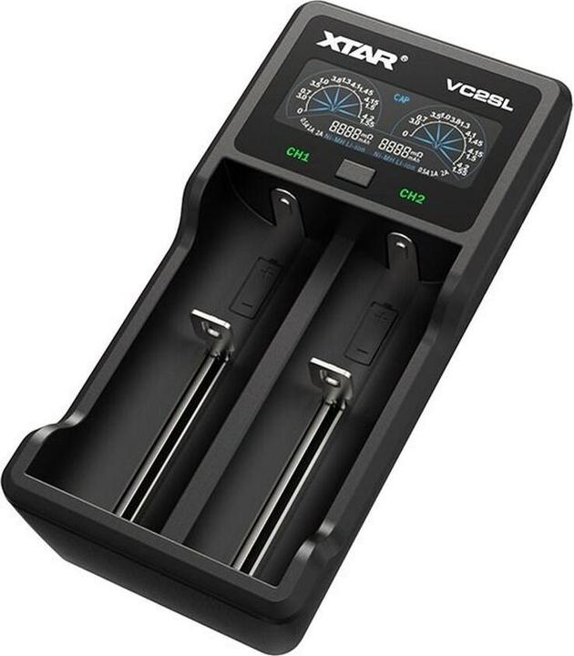 Produktbild Xtar VC2S Ladegerät (1 Stk., A, C, D, AAAA, AAA, AA, Ladegerät inkl. Akku)