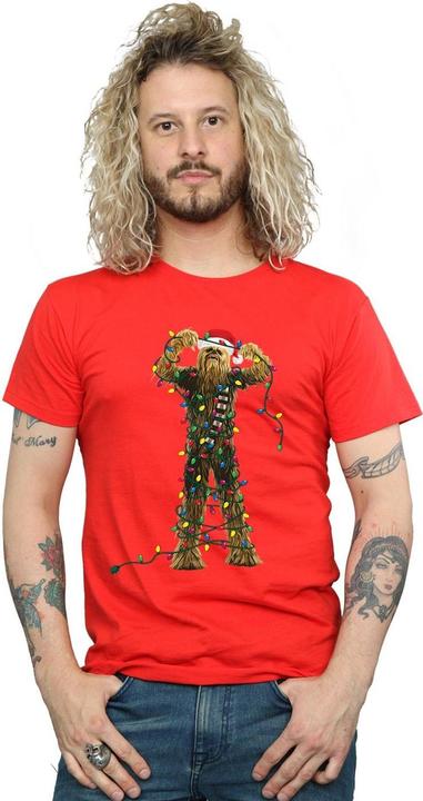 Produktbild Star Wars Chewbacca Christmas Lights TShirt (3XL)